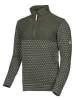 SVERRE HALF ZIP — LODEN GREEN