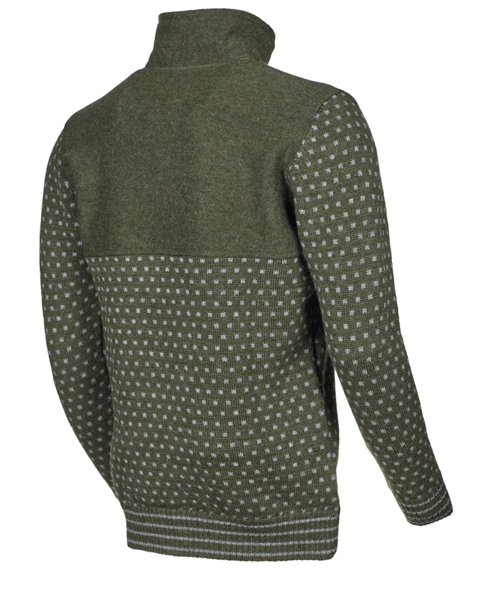 SVERRE HALF ZIP — LODEN GREEN - Ivanhoe of Sweden