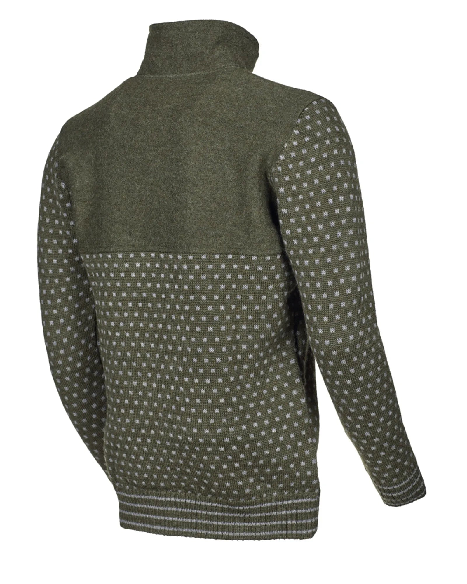SVERRE HALF ZIP — LODEN GREEN - Ivanhoe of Sweden