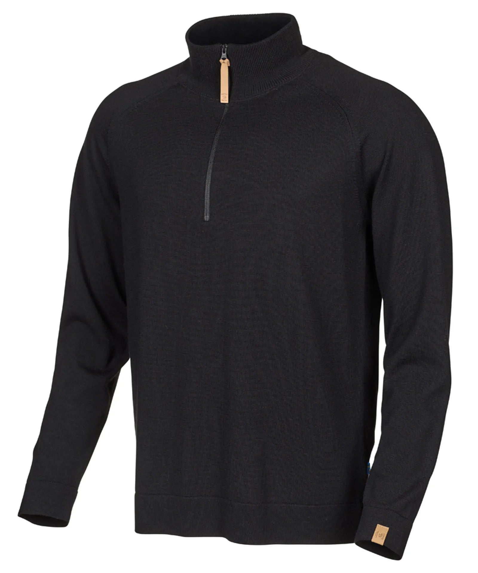 BLAZE HALF ZIP — BLACK - Ivanhoe of Sweden
