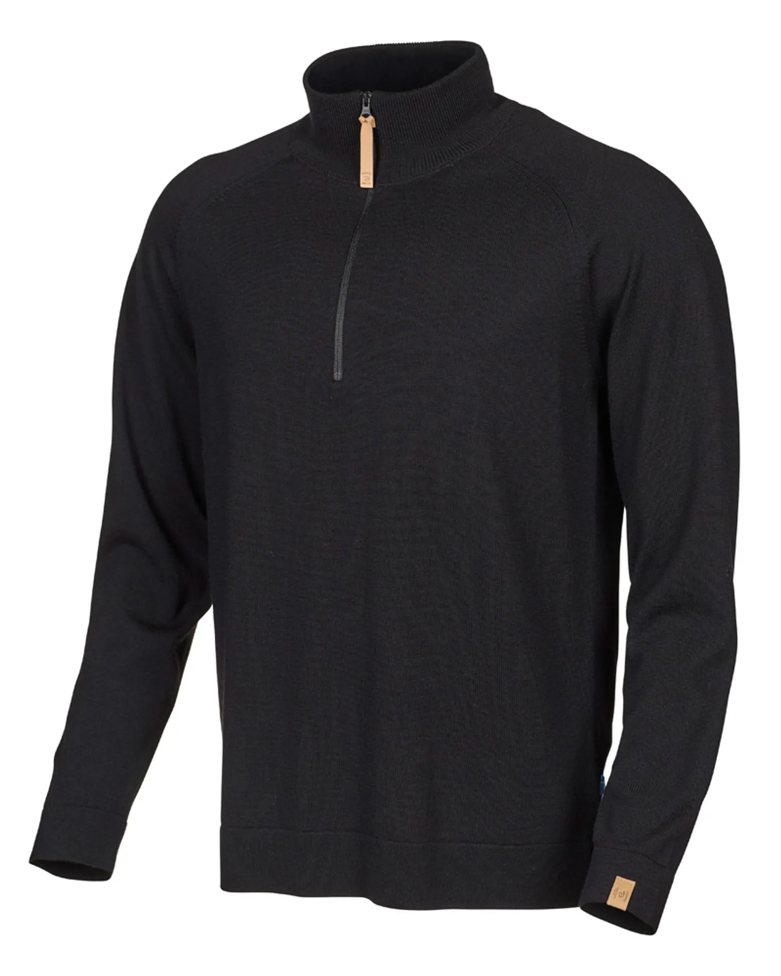 BLAZE HALF ZIP — BLACK - Ivanhoe of Sweden
