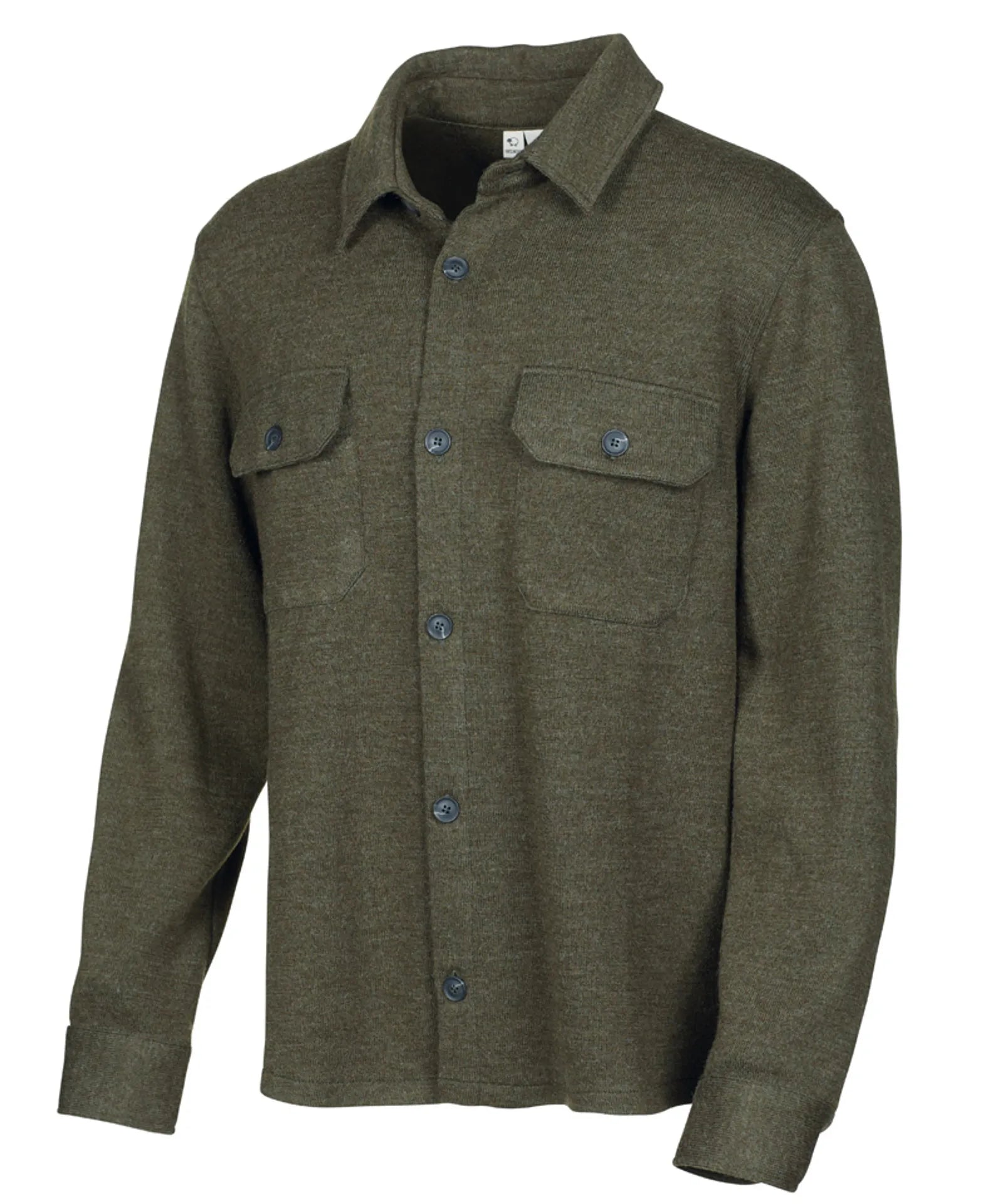 GY GRIMSTORP, OVERSHIRT I 100% MERINOULL. — LODEN GREEN - Ivanhoe of Sweden