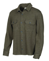 GY GRIMSTORP, OVERSHIRT I 100% MERINOULL. — LODEN GREEN