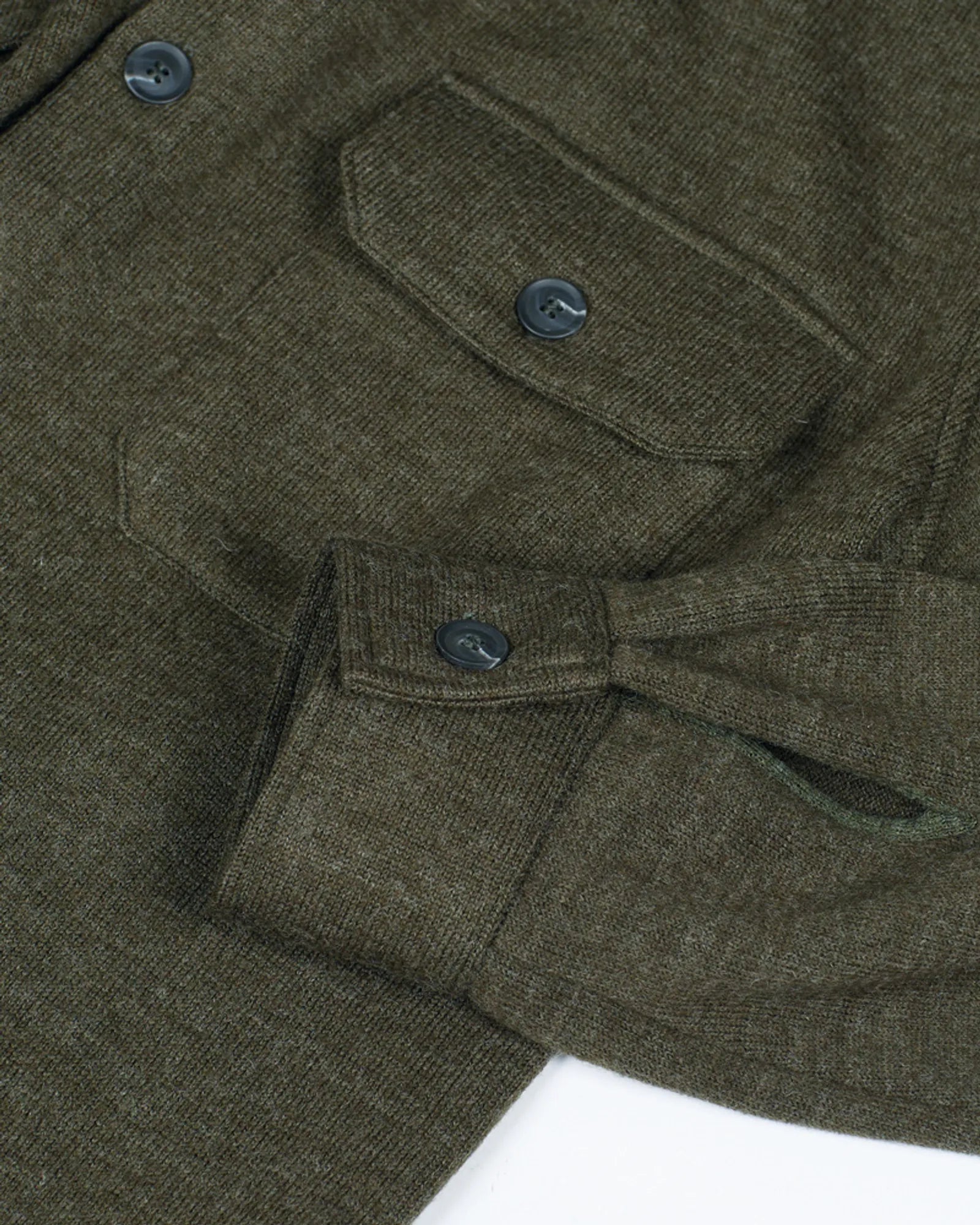 GY GRIMSTORP, OVERSHIRT I 100% MERINOULL. — LODEN GREEN - Ivanhoe of Sweden