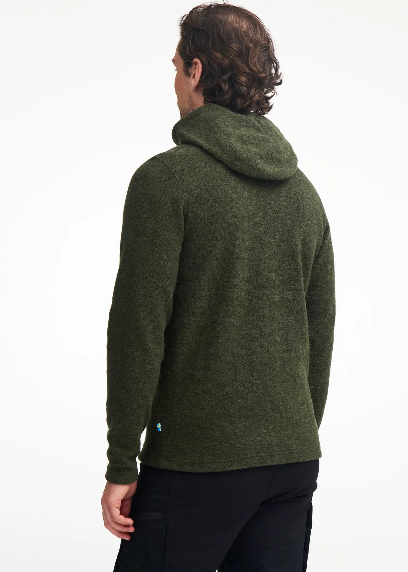 TITUS HOOD, 98% ULL — LODEN GREEN - Ivanhoe of Sweden