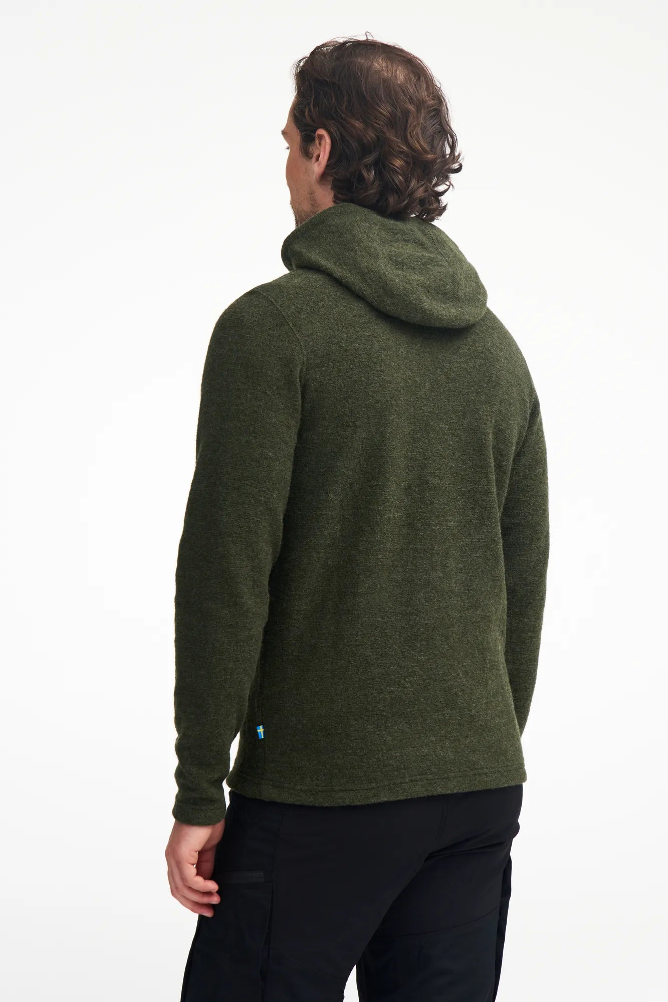 TITUS HOOD, 98% ULL — LODEN GREEN - Ivanhoe of Sweden