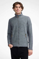 LOUIE FULL ZIP, 98% ULD — GRÅ