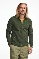 LOUIE FULL ZIP , 98% ULL — LODEN GREEN