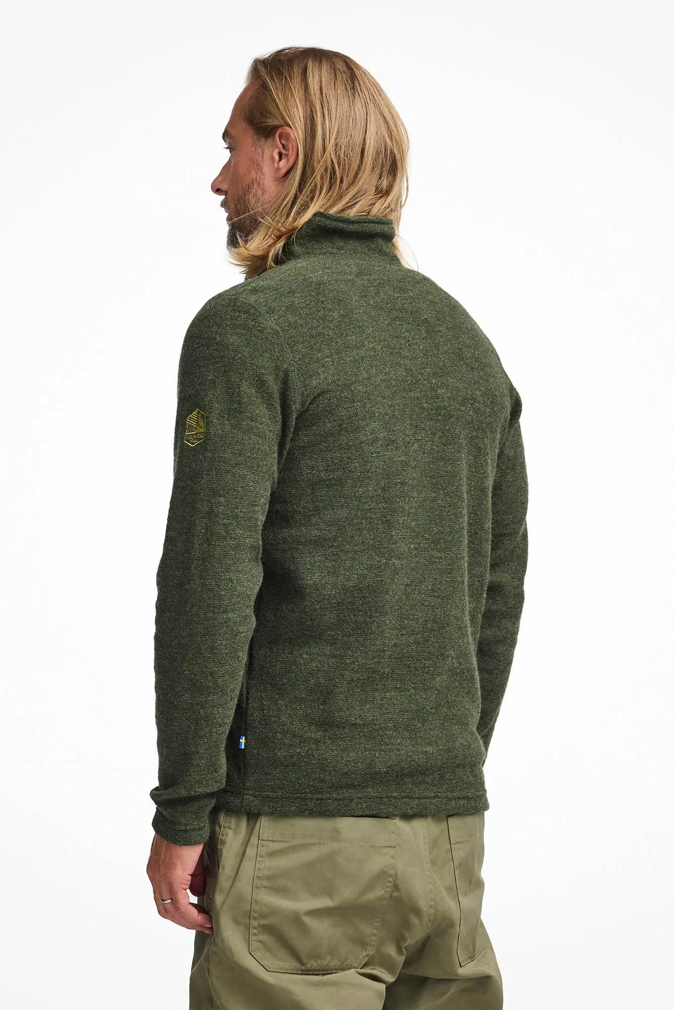 LOUIE FULL ZIP , 98% ULL — LODEN GREEN - Ivanhoe of Sweden