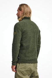LOUIE FULL ZIP , 98% ULL — LODEN GREEN - Ivanhoe of Sweden