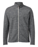 DANNY FULL ZIP, 100% FILTRET ULD — GRÅ