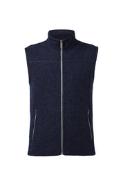 DANTE VEST, 100% FILTAD ULL — LIGHT NAVY - Ivanhoe of Sweden