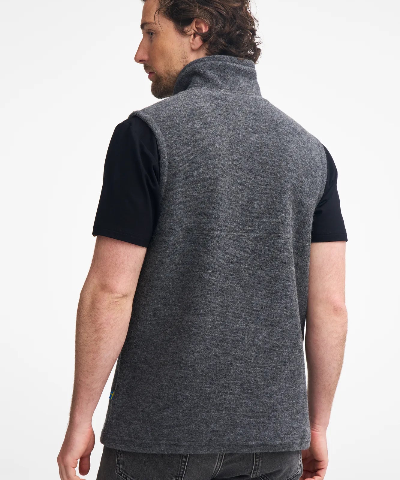 DANTE VEST, 100% FILTAD ULL — GRAPHITE MARL - Ivanhoe of Sweden