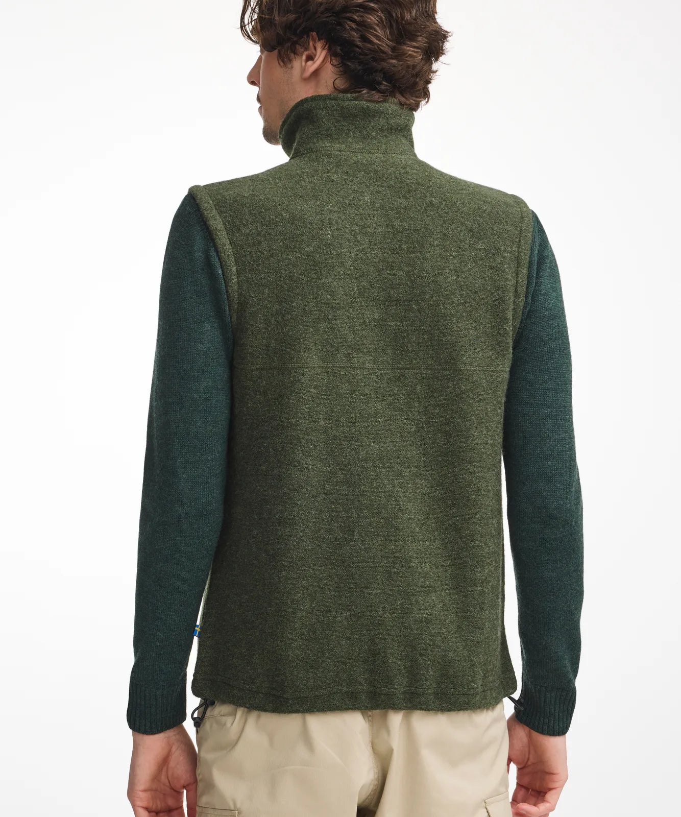 DANTE VEST, 100% FILTAD ULL — LODEN GREEN - Ivanhoe of Sweden