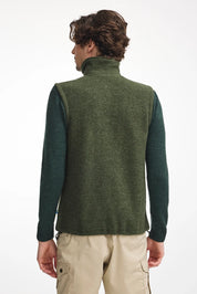 DANTE VEST, 100% FILTAD ULL — LODEN GREEN - Ivanhoe of Sweden