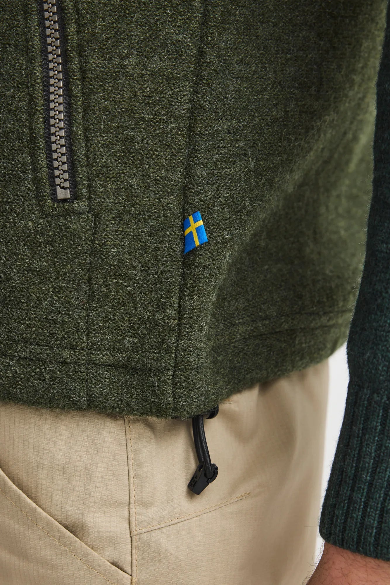 DANTE VEST, 100% FILTAD ULL — LODEN GREEN - Ivanhoe of Sweden