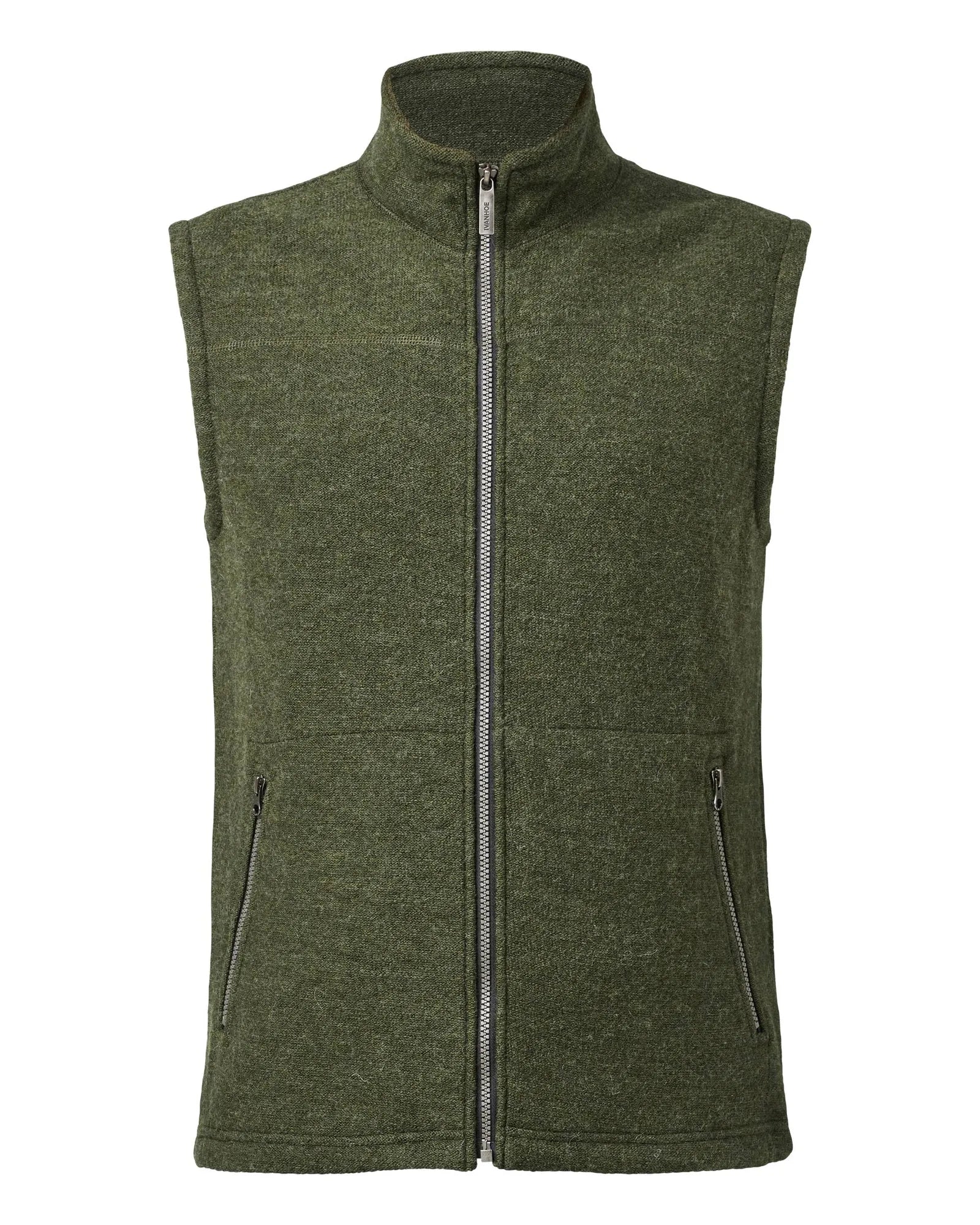 DANTE VEST, 100% FILTAD ULL — LODEN GREEN - Ivanhoe of Sweden
