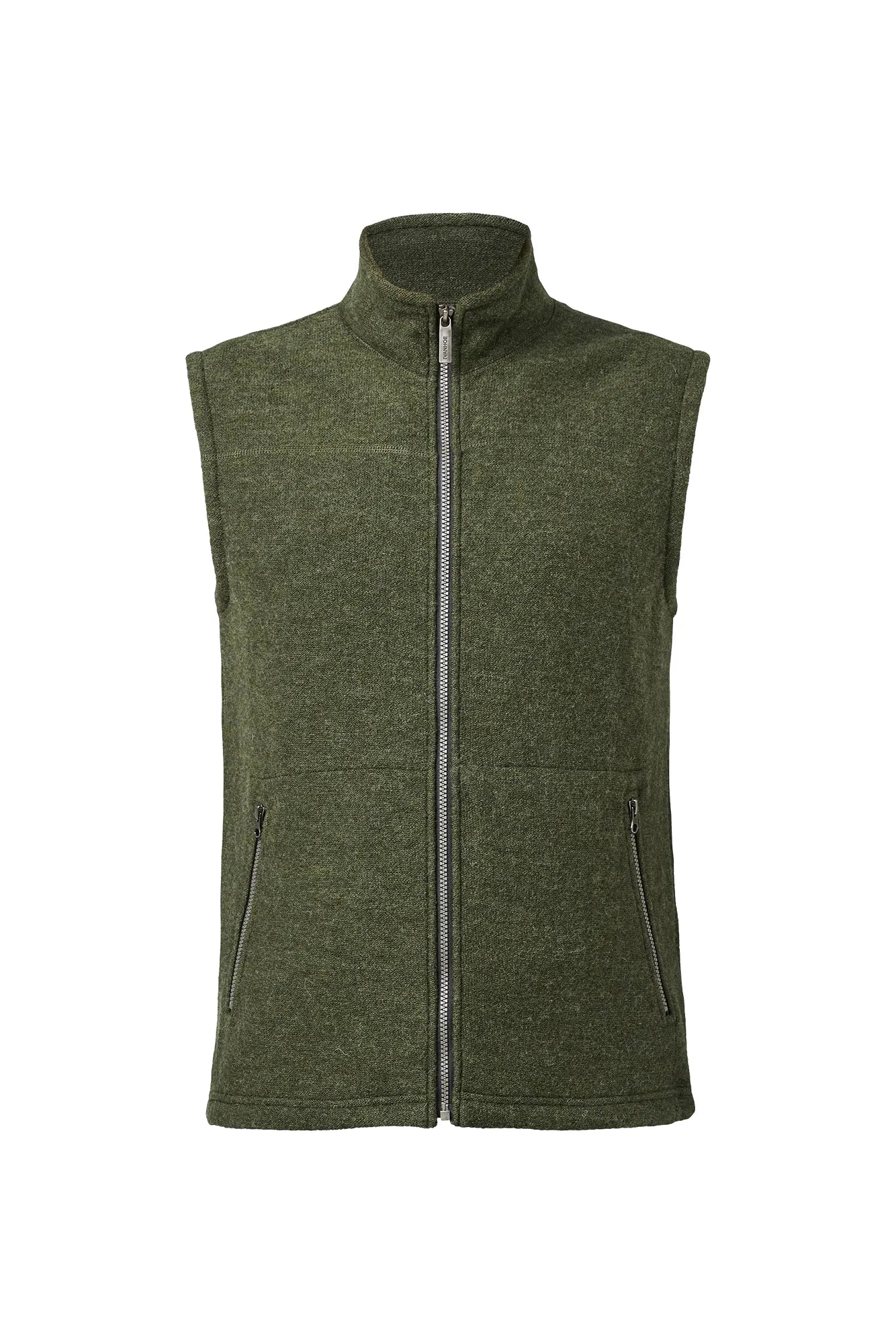 DANTE VEST, 100% FILTAD ULL — LODEN GREEN - Ivanhoe of Sweden