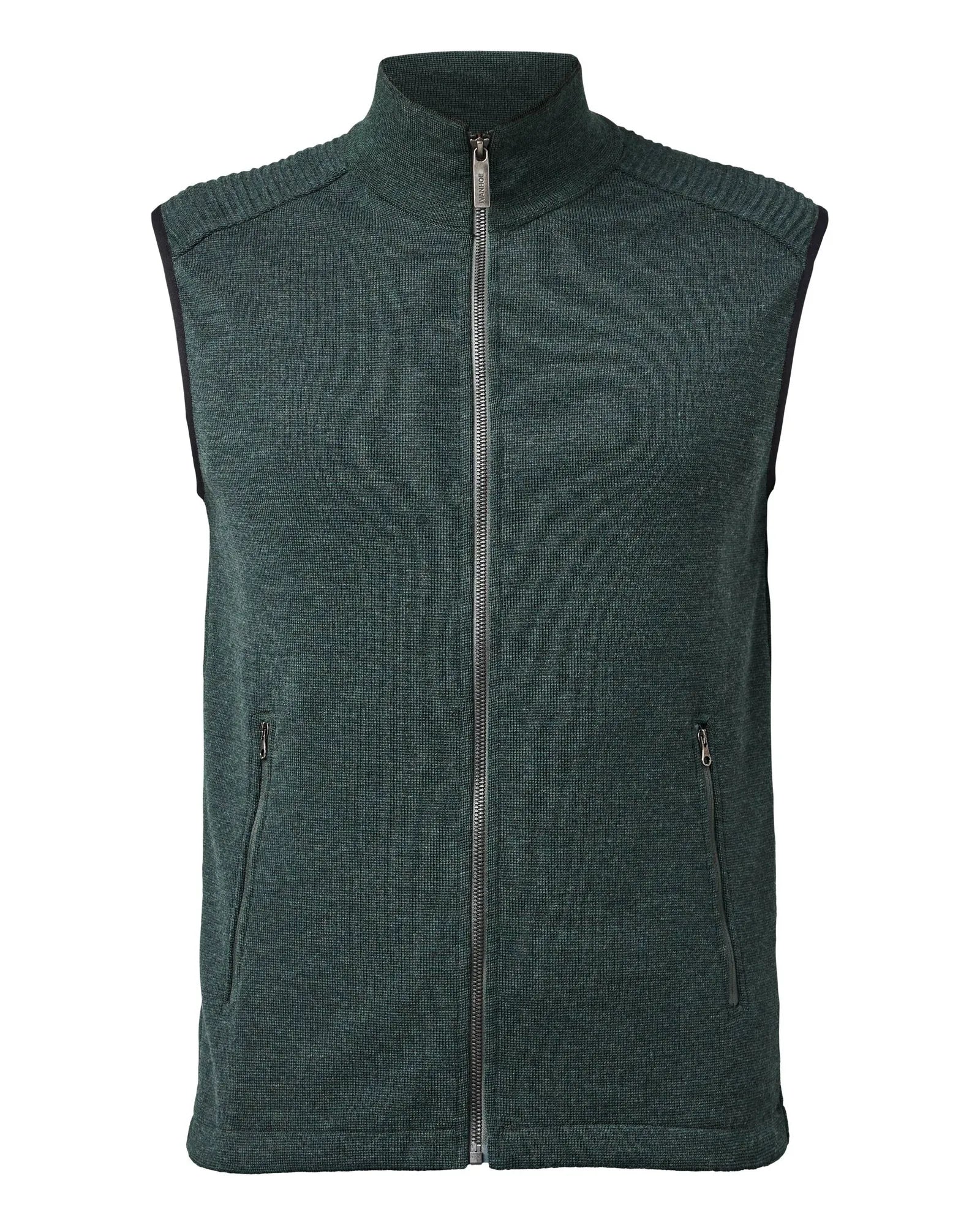 RALF VEST, 100% FINE MERINOULL — RIFLE GREEN - Ivanhoe of Sweden