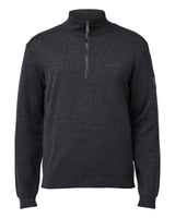 RUBEN HALF ZIP — GRAPHITE MARL