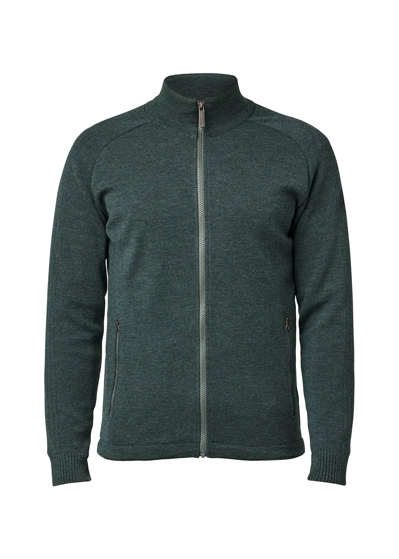 HENRY FULL ZIP WB, 100% FINE MERINOULL — RIFLE GREEN - Ivanhoe of Sweden