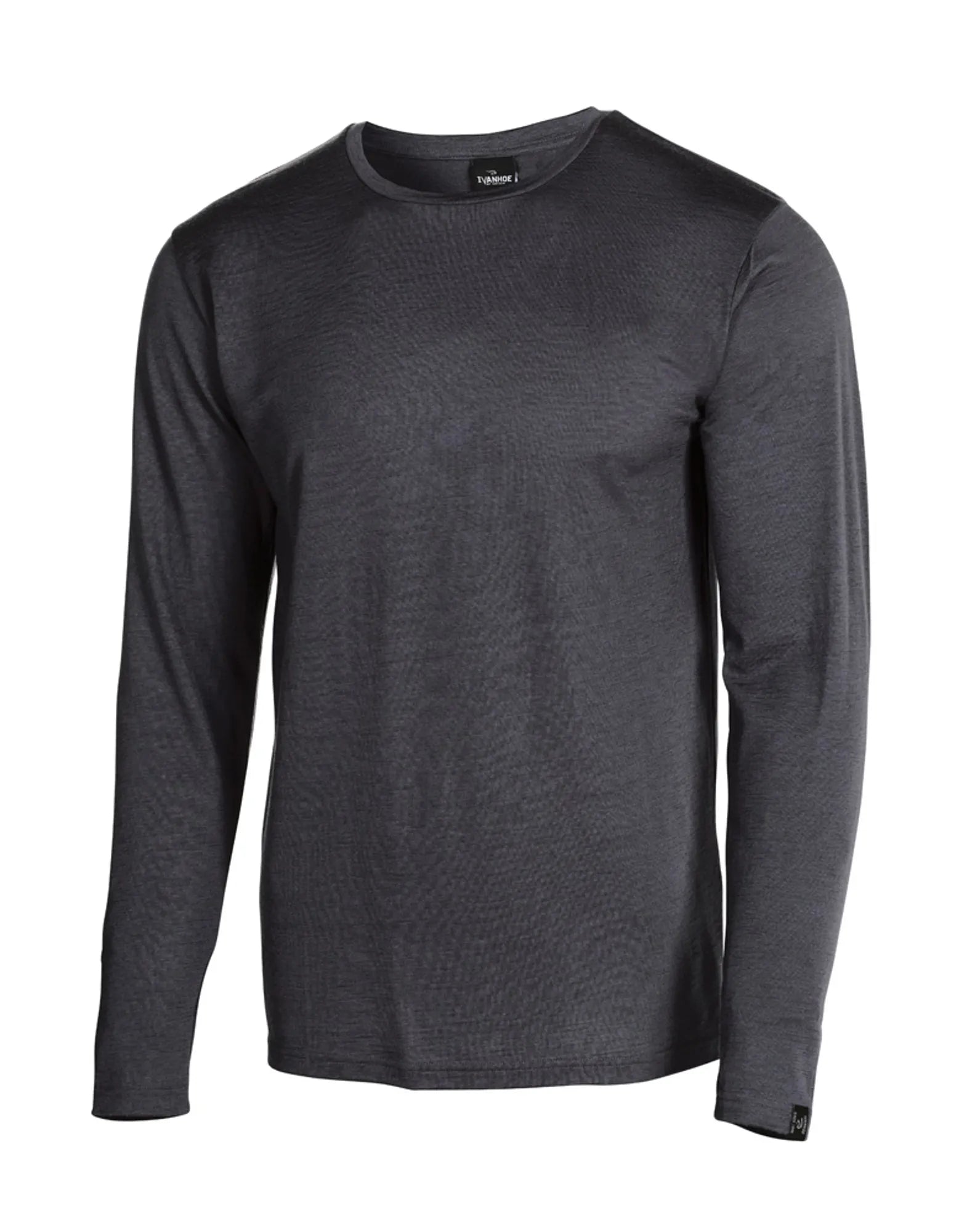UNDERWOOL MERINO LONG SLEEVE MALE — GRAPHITE MARL - Ivanhoe of Sweden
