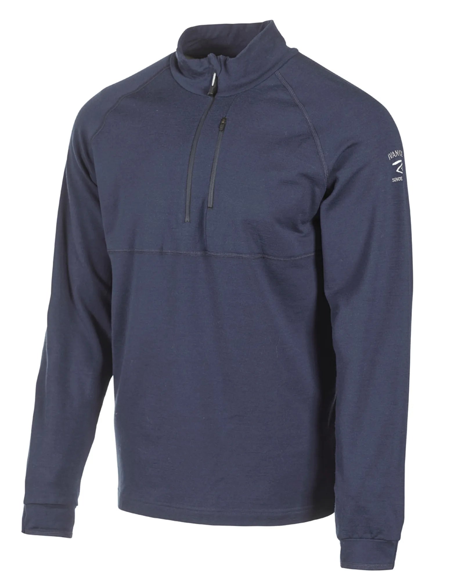 UNDERWOOL CODY HALF ZIP — STEELBLUE - Ivanhoe of Sweden