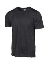 UNDERWOOL CEASAR T-SHIRT, 100% EXTRA FINE MERINOULL — BLACK