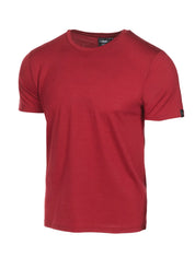 UNDERWOOL CEASAR T - SHIRT, 100% EXTRA FIN MERINOULL — ROYAL CHERRY - Ivanhoe of Sweden