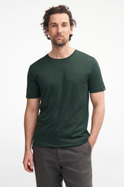 UNDERWOOL CEASAR T - SHIRT, 100% EXTRA FIN MERINOULL — ROYAL CHERRY - Ivanhoe of Sweden