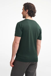 UNDERWOOL CEASAR T - SHIRT, 100% EXTRA FIN MERINOULL — ROYAL CHERRY - Ivanhoe of Sweden