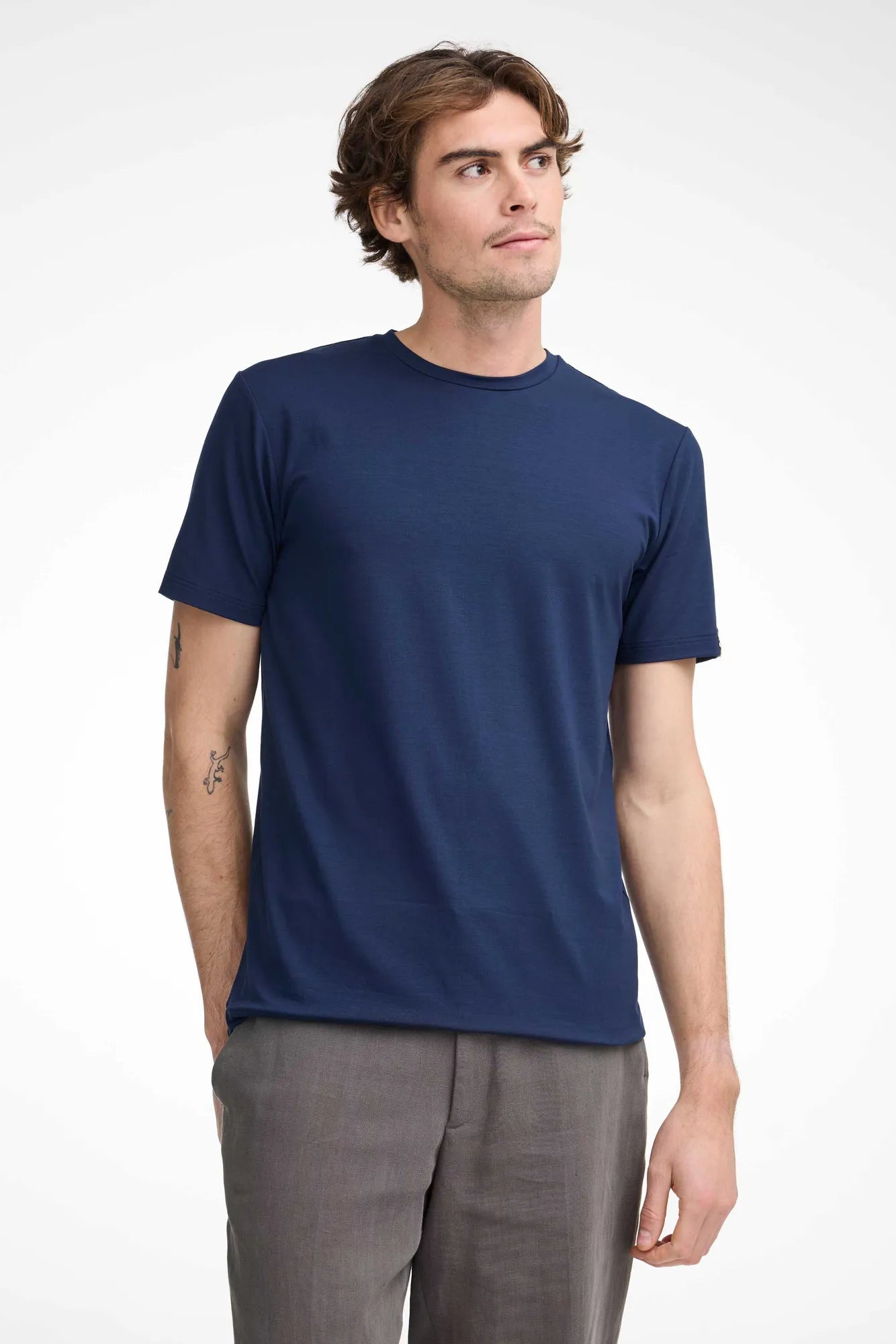 GY OTTO T - SHIRT — NAVY - Ivanhoe of Sweden