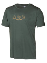 UW CEASAR ADVENTURE, 100% EXTRA FIN MERINO ULL — RIFLE GREEN