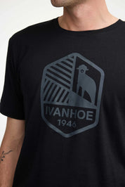 UW CEASAR SHIELD, 100% EXTRA FIN MERINO ULL — BLACK - Ivanhoe of Sweden