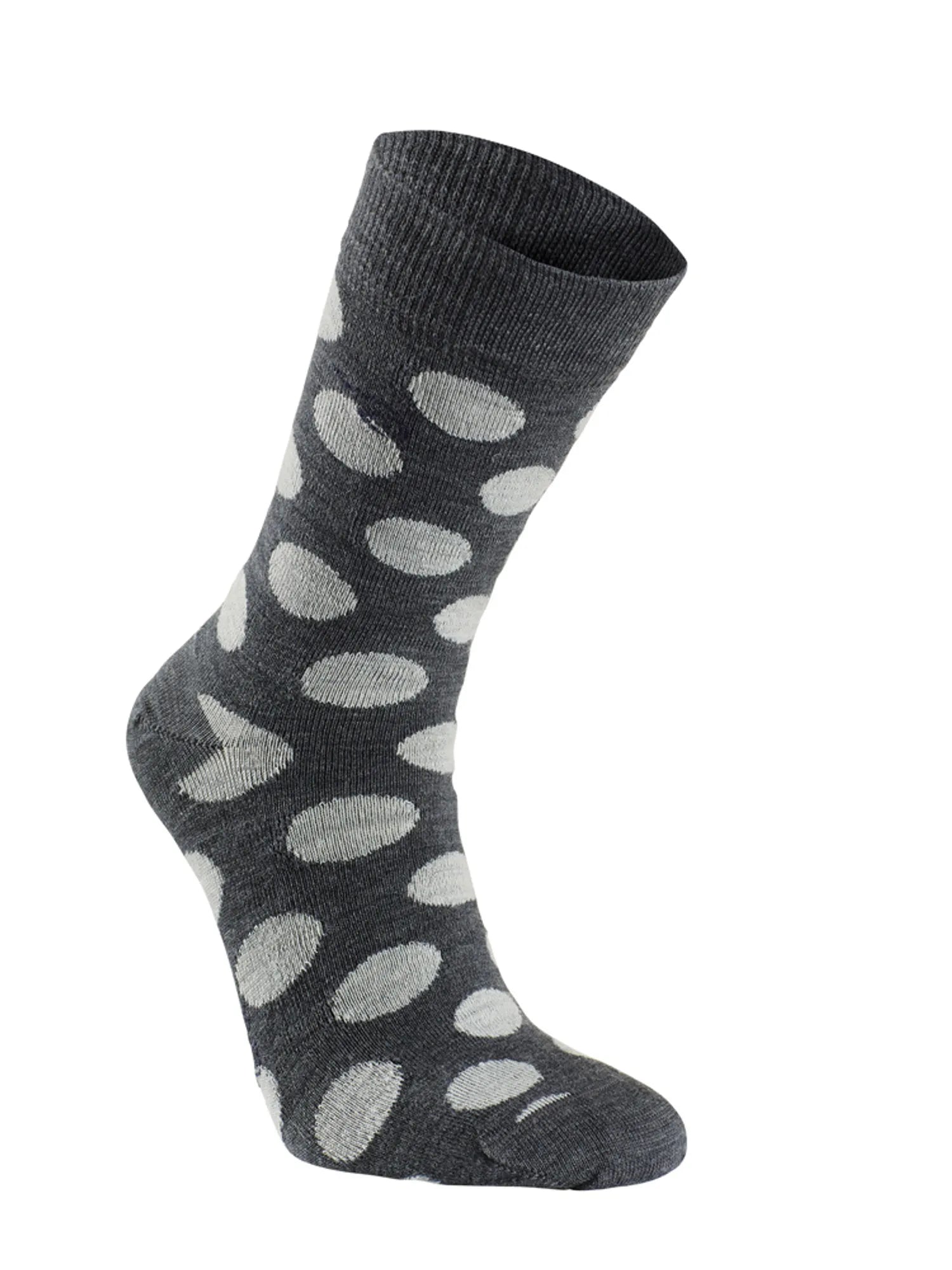 WOOL SOCK DOT — GREY - Ivanhoe of Sweden