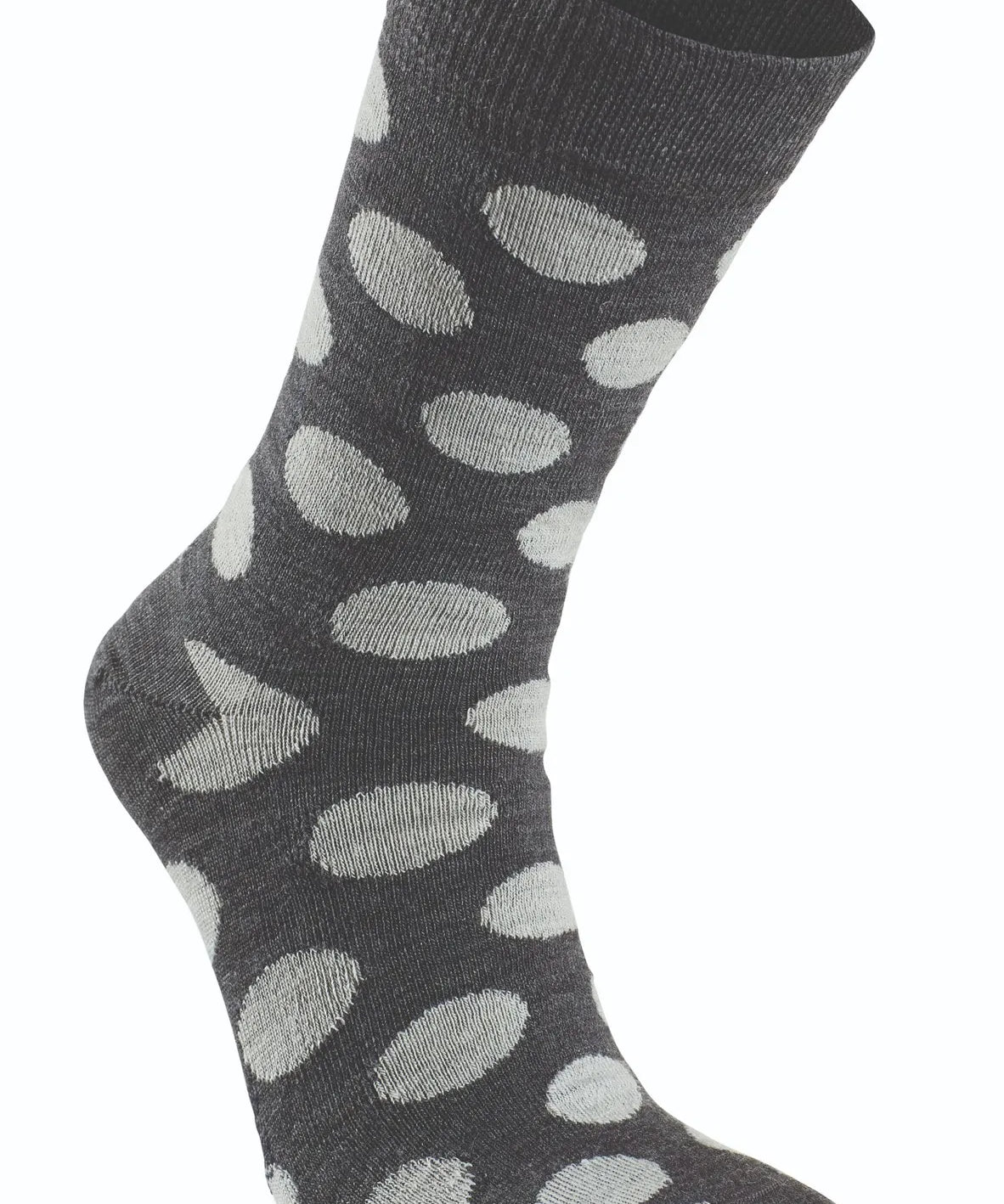 WOOL SOCK DOT — GREY - Ivanhoe of Sweden