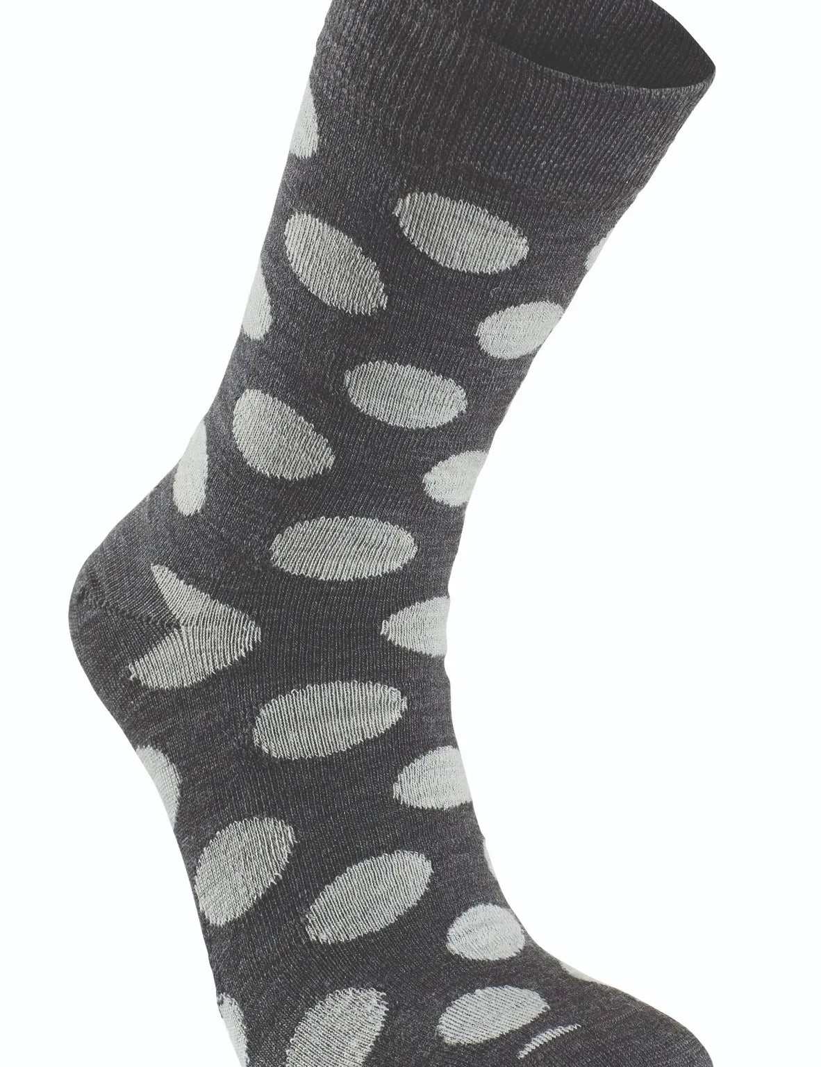 WOOL SOCK DOT — GREY - Ivanhoe of Sweden