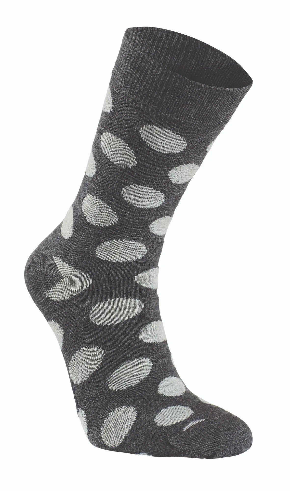 WOOL SOCK DOT — GREY - Ivanhoe of Sweden