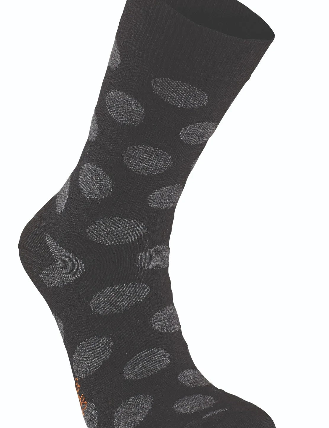WOOL SOCK DOT — BLACK - Ivanhoe of Sweden