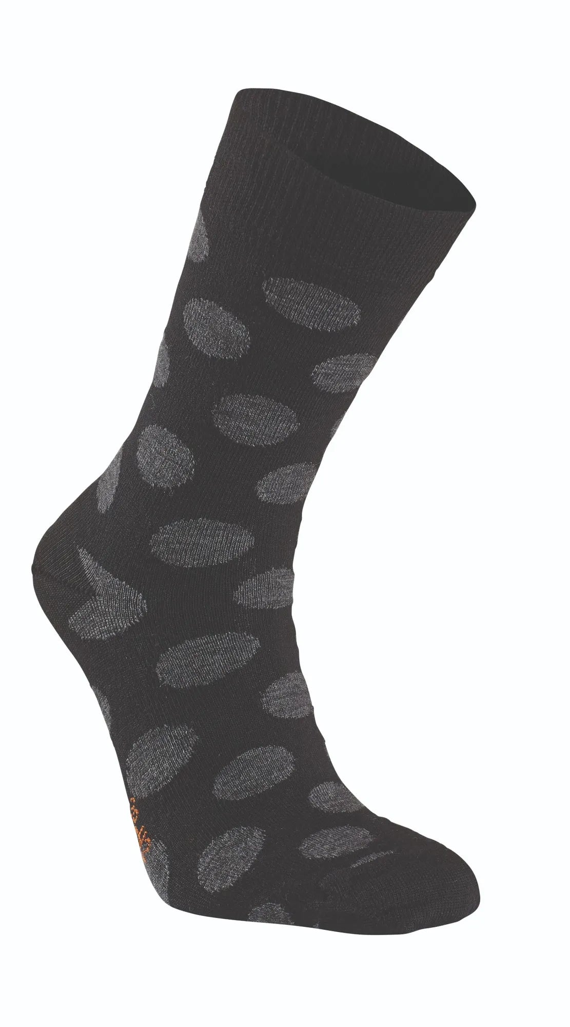 WOOL SOCK DOT — BLACK - Ivanhoe of Sweden