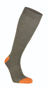 WOOL SOCK COMPRESSION — LODEN GREEN