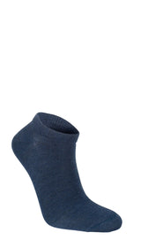 WOOL SOCK X-LOW, 90% MERINO WOOL — LIGHT NAVY