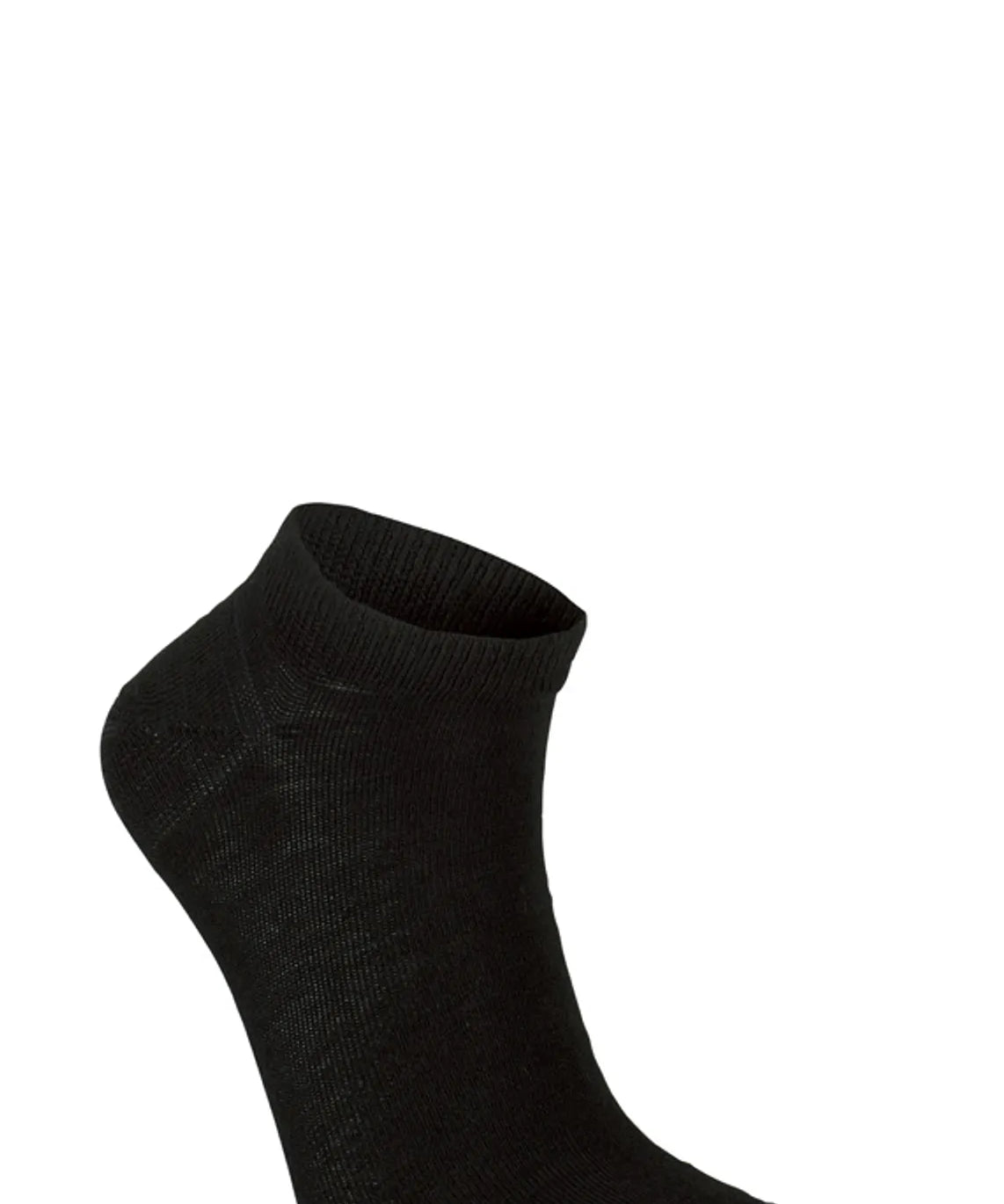 WOOL SOCK X - LOW, 90% MERINO ULL — BLACK - Ivanhoe of Sweden