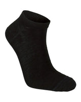 WOOL SOCK X-LOW, 90% MERINO ULL — BLACK