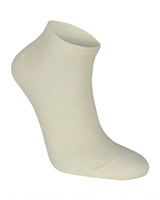 WOOL SOCK X-LOW, 90% MERINO ULL — NATURAL WHITE