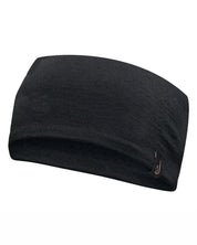 UNDERWOOL HEADBAND 100% EXTRA FINE MERINOULL — BLACK - Ivanhoe of Sweden