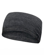 UNDERWOOL HEADBAND 100% EXTRA FINE MERINOULL — GRAPHITE MARL - Ivanhoe of Sweden