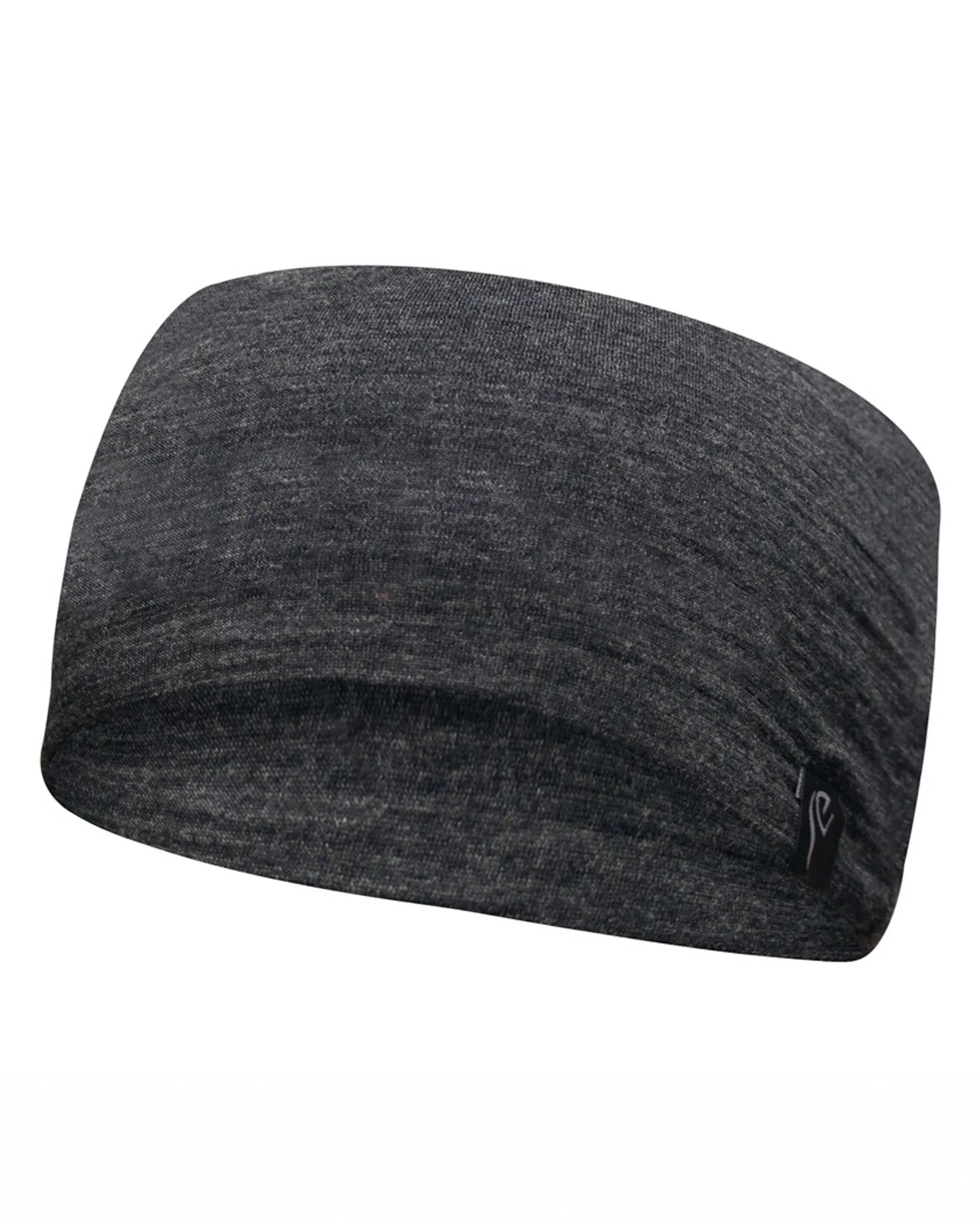 UNDERWOOL HEADBAND 100% EXTRA FINE MERINOULL — GRAPHITE MARL - Ivanhoe of Sweden