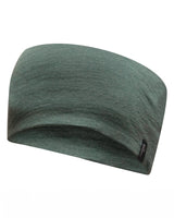 UNDERWOOL HEADBAND 100% EXTRA FINE MERINOULL — RIFLE GREEN