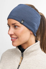 UNDERWOOL HEADBAND 100% EXTRA FINE MERINOULL — RIFLE GREEN - Ivanhoe of Sweden